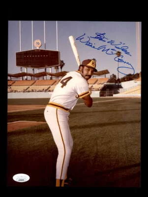Willie McCovey JSA Certed Signed  8x10 Photo Autograph Padres - Image 1 of 3