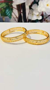 Gold Imitation Bangles Orchid - Picture 1 of 3