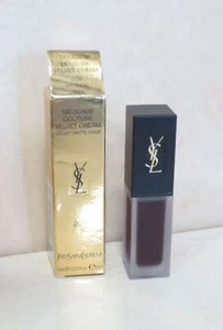 YSL TATOUAGE COUTURE MATTE CREAM SHADE 209 ANTI-SOCIAL PRUNE 0.2OZ BOXED - Picture 1 of 1
