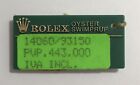 Rolex Green Tag Hangtag Oyster Steel Submariner Date 14060 93150 A830175 1998 /