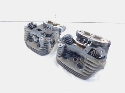 Harley Davidson EVO Touring Dyna & Softail Engine Motor Cylinder Heads w/ Valves - Image 1 of 4