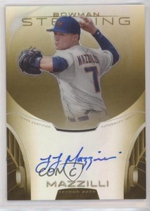 2013 Bowman Sterling Prospect Auto Gold Refractor /50 LJ Mazzilli #BSAP-LM Auto