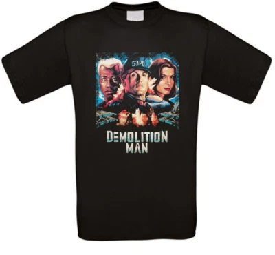 FRUIT OF THE LOOM/GILDAN/B&C/SOL´S Demolition Man T-Shirt De Film Culte Toutes Tailles NEUF
