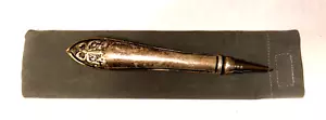 Vintage Victorian Pen- Ornate Knife Handle Silver Plated with Bag - Picture 1 of 2
