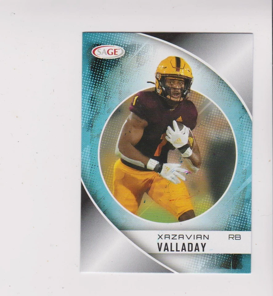 2023 SAGE Hit #24 Xazavian Valladay rookie card, Arizona State Sun Devils - Image 1 of 1