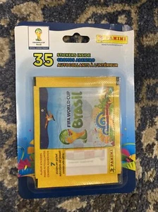 2014 Panini World Cup Brazil Blister Sticker Packs - Factory Sealed (LOT OF 20) - Picture 1 of 2