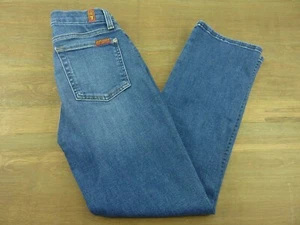 7 For All Mankind Kimmie kurze Cropped-Jeans mittlerer Waschung Damengröße 25 (23 x 25) - Bild 1 von 12