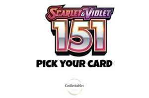 Pokemon Cards 151 PICK / CHOOSE YOUR CARDS / Reverse & Holo Scarlet & Violet - Picture 1 of 1