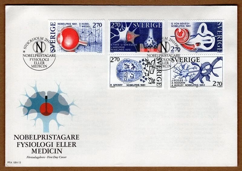 Sweden 1984 nobel prize FDC - Image 1 of 1