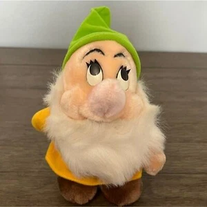 Disney Snow White and the Seven Dwarfs Bashful Plush 7" - Picture 1 of 5