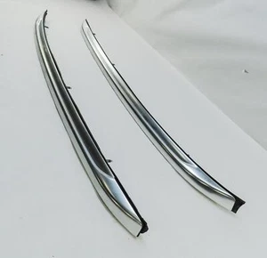 2013 BMW X1 (E84) LEFT & RIGHT ROOF RACK RAIL SET 2 (SILVER) (FRONT TO BACK) - Picture 1 of 9