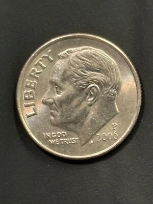 Rare 2006 P Dime with errors - Image 1 of 4