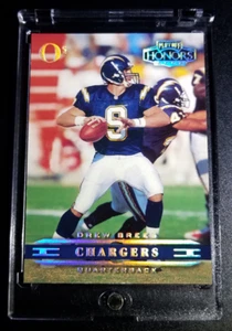 DREW BREES 2002 Playoff Honors O's #77 CHARGERS HOF #/100 with CASE 2nd YEAR - Picture 1 of 3