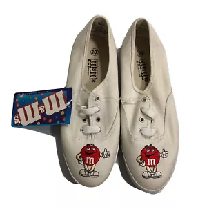Zapatos de lona M&M para mujer talla 10 nuevos de colección 2000 bordados con cordones - Imagen 1 de 8