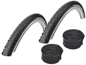 Velo.Set 2 x Schwalbe CX Comp Reifen // 35-622 (28×1,35") Reflex + Schläuche - Bild 1 von 2