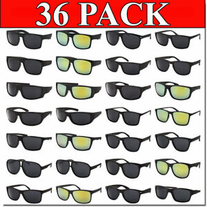 Bulk Sunglasses Wholesale SPORT Lot 36 PC Box Assorted Styles Men Women Styles 