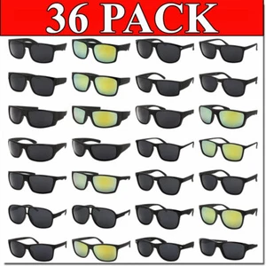 Bulk Sunglasses Wholesale SPORT Lot 36 PC Box Assorted Styles Men Women Styles - Picture 1 of 12