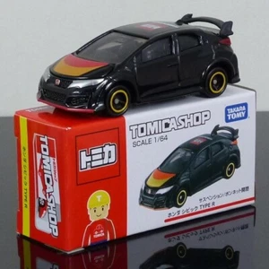 UK Stock - Tomica Shop Honda Civic Type R FK2 black yellow & red BOXED - Picture 1 of 2