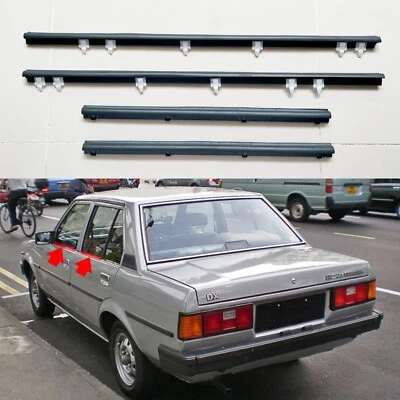 para TOYOTA Corolla E70 KE70 TE71 TE72 sedán 4D cinturón puerta exterior sello resistente a la intemperie Foto 1 de 4