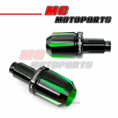 Extremos de barra de carreras anodizados Billet aptos para Kawasaki ZX-10R Ninja 2006-2017 12 13 14 15 Foto 1 de 4
