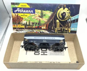 ATHEARN 34’ Open Top Hopper CUSTOM MONTAUK VALLEY 3500 Train Kit - Picture 1 of 7