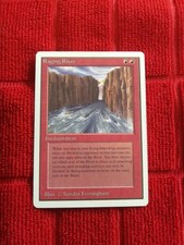 MTG Unlimited Edition Raging River MP condition.