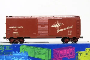HO GLOBUS MESSING/HOLZ CANADIAN PACIFIC C.P. 243412 Kastenwagen - ohne Karton L -146 - Bild 1 von 8