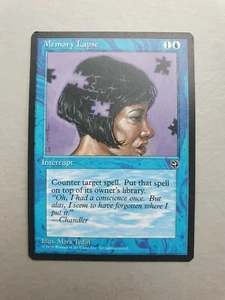 Memory Lapse, MTG Homelands (1995) Common Blue Instant NM - Picture 1 of 2
