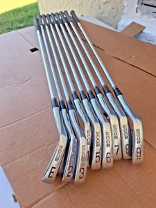 Vintage Ben Hogan Edge Forged Irons E-wedge 2-9 Iron Apex 4 Shaft Hogan Grips - Picture 1 of 19