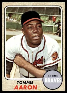 Topps Tommie Aaron Atlanta Braves 1968 #394 - Imagen 1 de 2