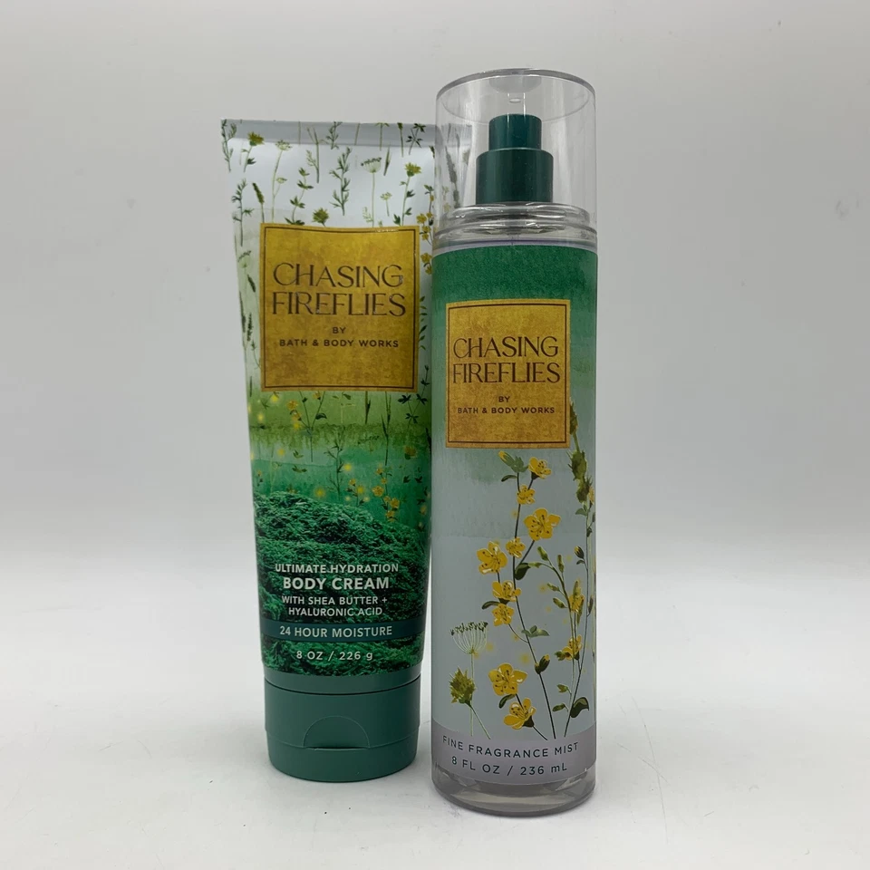 Vaporizador de fragancia de lavado corporal Bath & Body Works Chasing Fireflies S/2 tamaño completo 9244A Foto 1 de 1