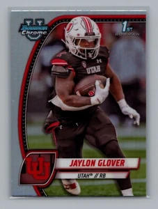 2024 Bowman Chrome University #97 Jaylon Glover 1st Bowman Refractor Utah Utes - Picture 1 of 2