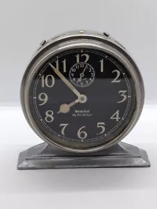 Vintage 1927 Westclox Big Ben de luxe windup Alarm Repeater clock black Working - Picture 1 of 10