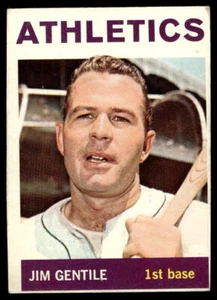 1964 Topps Venezuelan #196 Jim Gentile Kansas City Athletics VG-VGEX - Picture 1 of 2