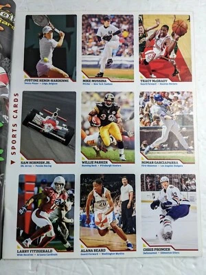 Sports Illustrated Kids September 2006 Uncut Card Sheet - Magazine USED - Imagem 1 de 4