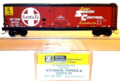 Z MTL 507 00 290 50ft Box Car Plug Door Santa Fe/ATSF - Image 1 of 4