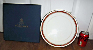 Large Royal Worcester 'Beaufort Red' Cake Plate/Stand ~ 11" ~ BNIB ~ Brand New