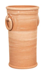 Vaso portaombrelli in terracotta di galestro 100% Made in Italy interamente lavo - Imagen 1 de 8