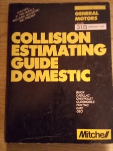 Mitchell Collision Estimating Guide Volume 31/3 General Motors February 1989 - Bild 1 von 2