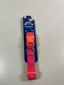 Youly The Trailblazer Small Dog Collar 9"-14" Collar Pink/Orange - Picture 1 of 5