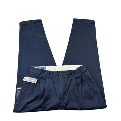 Polo Ralph Lauren Hammond VTG Pleated Cotton Trouser Size 32x32 NWT - Image 1 of 4