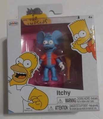 Figura Jakks Pacific 2024 Los Simpson Onda 2 Picazón con Club 2.5" Foto 1 de 2