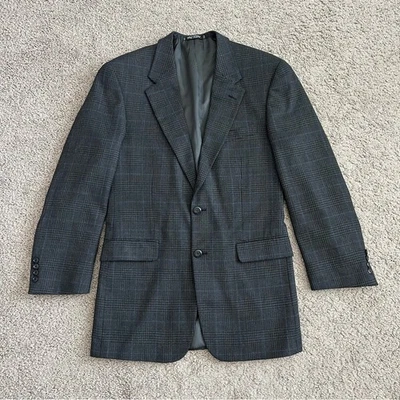 Blazer Jones New York Clásico Para Hombre Talla 40L Lana Cachemira Cuadros Foto 1 de 4
