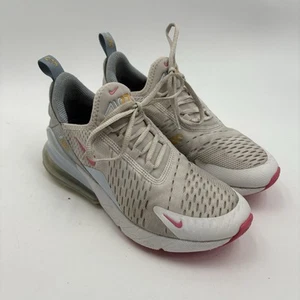 Nike Air Max 270 GS White Pinksicle Blue Tint Kids Size 4.5Y/Wmns 6 943345-117 - Picture 1 of 7