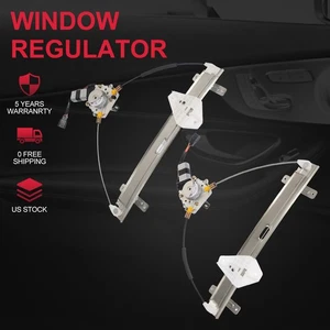 Par de reguladores de ventana eléctrica con motor delantero izquierdo derecho para Acura TL 2004-2008 - Imagen 1 de 8