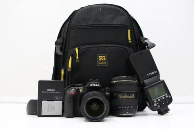 Nikon D3400 24.2MP DSLR Digital Camera Kit w/ 18-55mm Lens & Carrying Case - Image 1 of 4