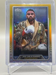 Jose Carlos Ramirez 2024 Topps Chrome Boxing #54 Gold Refractor #/50 - Picture 1 of 2