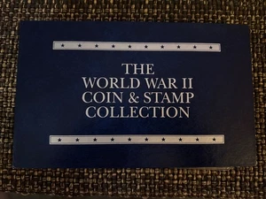 1941-45 DIE MÜNZEN- & BRIEFMARKENSAMMLUNG 2. WELTKRIEG MIT COA 90% SILBER - Bild 1 von 13