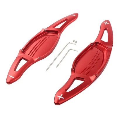 Red Steering Wheel Shift Paddle Shifter Extension for Audi RS3 RS5 2017 2018 - Изображение 1 из 4