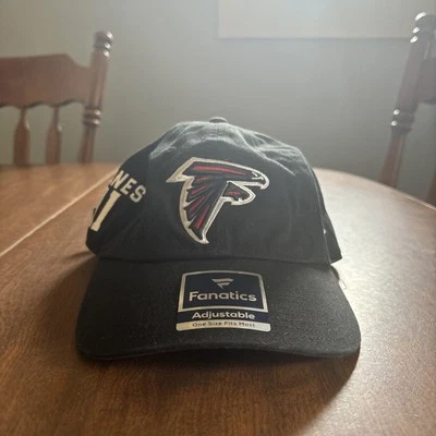 NUEVO CON ETIQUETAS Atlanta Falcons Sombrero Ajustable Julio Jones #11 Fanatics NFL NUEVO Foto 1 de 4